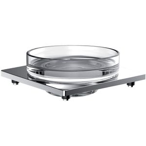 emco liaison zeephouder voor railing, glashelder, chroom, 183000102