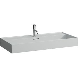 LAUFEN Kartell opzetwastafel, 1 kraangat, met overloop, 1000x460mm, H8163377591041