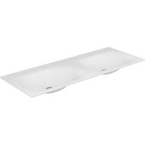 Bruckner Mosquito dubbele wastafel sifon 4x23cm wit