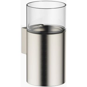 Dornbracht glashouder, wandmodel, met helder glas, 83400979-06