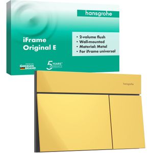 hansgrohe iFrame Element E bedieningsplaat voor duospoeling, 66003990