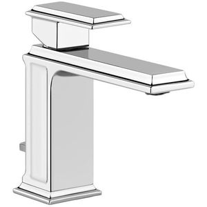 Gessi Eleganza, eengreepsmengkraan voor wastafel, 1 1/4 afvoer en slangaansluiting, één aansluitstuk, 46001087