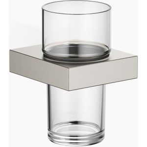 Dornbracht glashouder met kristalglas, wandmodel, 83400780-06