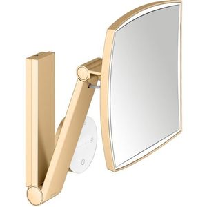 KEUCO iLook_move Make-upspiegel, verlicht, hoekig, lichtkleur traploos instelbaar, glazen bedieningspaneel, 17613259002