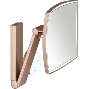 KEUCO iLook_move Make-upspiegel, verlicht, hoekig, lichtkleur traploos instelbaar, glazen bedieningspaneel, 17613299002