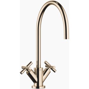 Zwarte Wandgemonteerde Keukenkraan Rotatie Efficiënte Reiniging Warm en Koud Water Messing Keuken Spoelbakkranen-25Cm Zwarte Wandgemonteerde Keukenkraan Rotatie Efficiënte Reiniging Warm en Koud Water Messing Keuken Spoelbakkranen-25Cm