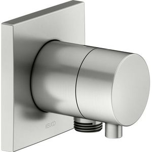 KEUCO IXMO inbouwstopkraan voor 1 verbruiker met slangaansluiting en comfortgreep, vierkant rozet, 59541061102