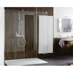 HSK Walk in Pro-frontelement met muuraansluitprofiel, afmeting: 118,0 x 200,0 cm, aanslag rechts/links (draaibaar), 1733118-70-120