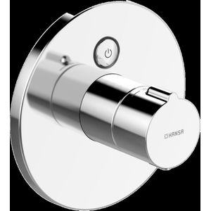 HANSA HANSAELECTRA douchegarnituur, wandmontage, op batterijen, Bluetooth, 3 V, chroom, 81919009