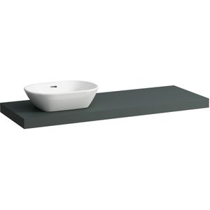 LAUFEN LANI wastafelplaat, één uitsparing links, 1370x495x65mm, H4046821122661