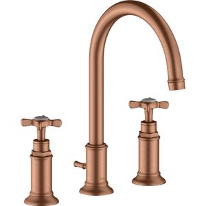 hansgrohe AXOR Montreux 3-gats wastafelmengkraan 180, Badoverloopgarnituur, 16513310