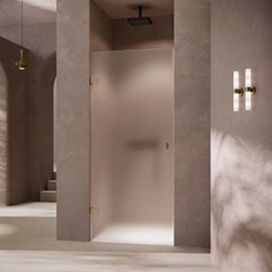 SolvaPro draaideur, kozijnloos, in nis, vierhoek, montage links, breedte 500-1000mm, op maat gemaakt, 7R2380182375