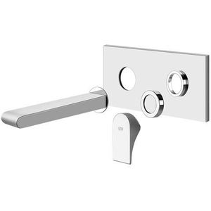 Gessi Emporio Via Solferino afwerkingsset voor inbouw wastafelmengkraan, met uitloop, zonder overloopgarnituur, 49090031