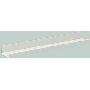 Alape legplank AS.600.S, B: 600mm, H: 50mm, D: 100mm, zonder uitsparingen, rechthoekig, 8271000331