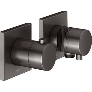 KEUCO EDITION 11 Thermostatarmaturen inbouw voor 2 gebruikers met slangaansluiting en douchehouder, 51153351222