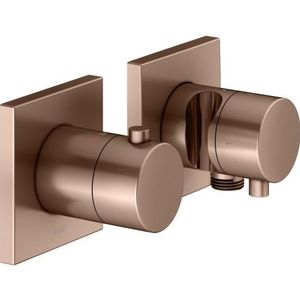 KEUCO EDITION 11 Thermostatarmaturen inbouw voor 2 gebruikers met slangaansluiting en douchehouder, 51153291222