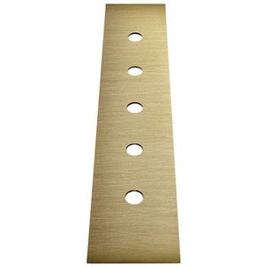 Gessi 5-gaats decorplaat voor Secur Box 01669, tegelplankbevestiging, 01758727