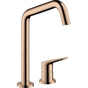 hansgrohe AXOR Citterio M DN 15 2-gats eengreeps keukenmengkraan 240 met draaibare uitloop, 34820300