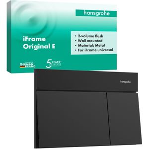 hansgrohe iFrame Element E bedieningsplaat voor duospoeling, 66003670