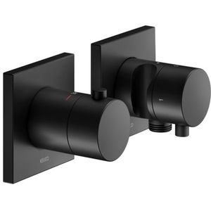 KEUCO EDITION 11 Thermostatarmaturen inbouw voor 2 gebruikers met slangaansluiting en douchehouder, 51153371222