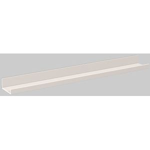 Alape legplank AS.800.S, B: 800mm, H: 50mm, D: 100mm, zonder uitsparingen, rechthoekig, 8272000331