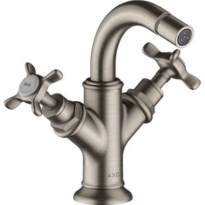 hansgrohe AXOR Montreux 2-handige bidetfitting, pop-up afvalemmer, 16520800