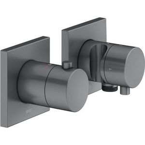 KEUCO EDITION 11 Thermostatarmaturen inbouw voor 2 gebruikers met slangaansluiting en douchehouder, 51153131222