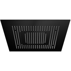 Steinberg Sensual Rain regenpaneel, complete set, inbouwplafond, 3-straal, Easy-Clean, 600x600mm, 3906610S