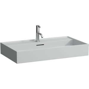LAUFEN Kartell opzetwastafel, 3 kraangaten, met overloop, 800x460mm, H8163367591081