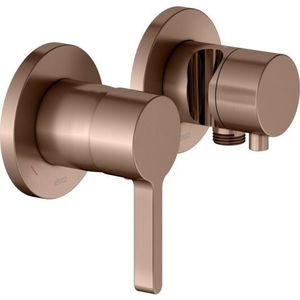 KEUCO EDITION 400 Eéngreepsmengkraan UP 2-weg met slangaansluiting en douchehouder, 51551291221