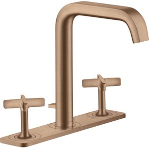 hansgrohe AXOR Citterio E 3-gats wastafelmengkraan 170 met Betteranding en afvoergarnituur, 36116310