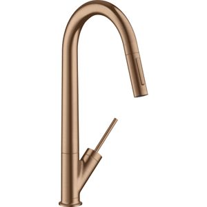 hansgrohe AXOR Starck eengreeps keukenmengkraan 270 met uittrekbare douche, 10821310