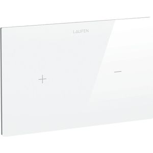 LAUFEN AW4 elektronische Bedieningsplaat, glas, handenvrij, dual flush, 252x15x162mm, H8956640000001