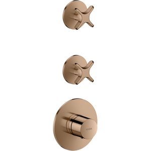 hansgrohe AXOR One inbouwthermostaatmodule voor 2 verbruikers, met kruisgreep, 48712300