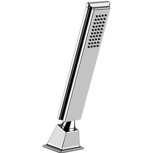 Gessi Eleganza doucheslangdoorvoer, uittrekbare anti-kalk handdouche en metalen doucheslang zonder terugloopveer, 46735, 46125087