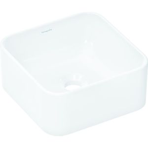 hansgrohe Xuniva Q opzetwastafel, SmartClean, zonder overloop, zonder kraangat, 300x300mm, wit, 61074450