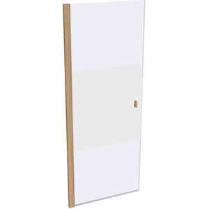 HÜPPE SolvaPro gedeeltelijk omkaderde taatsdeur met 4 hoeken, linksdraaiend, breedte: 80cm, hoogte: 200cm, 7T110155D373