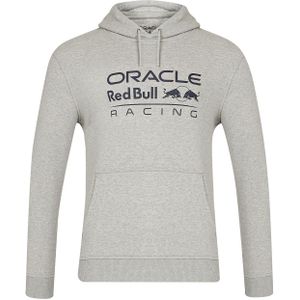 Red Bull Racing Truien - L - Core Mono Logo Hoodie Grey Marl - Max Verstappen