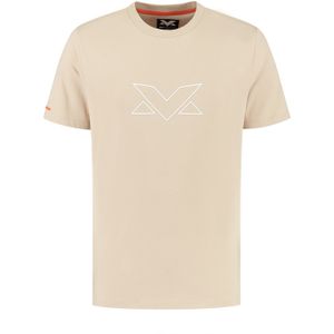 Heren - MV Logo T-shirt - Camel - XL - Max Verstappen