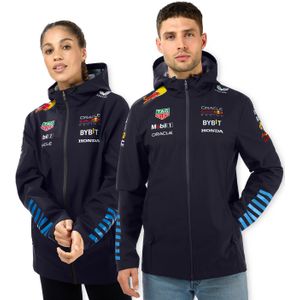 Red Bull Racing Jassen - L - Team Regenjas 2024 - Unisex - Max Verstappen