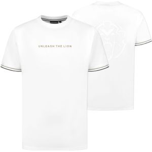 Unleash The Lion T-shirt - Wit - XL - Max Verstappen