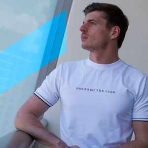 Unleash The Lion T-shirt - Wit - XXXL - Max Verstappen
