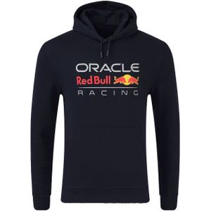 Red Bull Racing Truien - M - Large Front Logo Hoodie - Night Sky - Max Verstappen