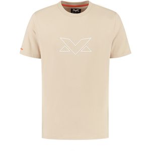 Heren - MV Logo T-shirt - Camel - XXL - Max Verstappen