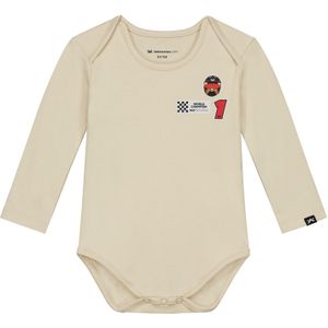 MV Baby - Romper - Longsleeve - Creme - 74 / 80 - Max Verstappen