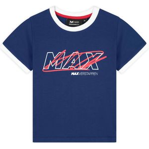 Kids Signature Max T-shirt Blauw - 140-146 - Max Verstappen