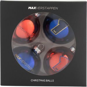 Kerstballen 4-pack - Max Verstappen