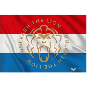 Vlag - 100 x 150 - Unleash The Lion - 100 x 150 - Max Verstappen