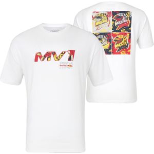 Max Verstappen T-shirt - M - Red Bull Racing T-Shirt Wit - Max Pop Art