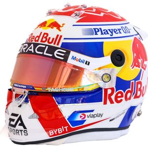1:4 - 2024 Seizoenshelm - Max Verstappen - Schaalmodel - Red Bull Racing